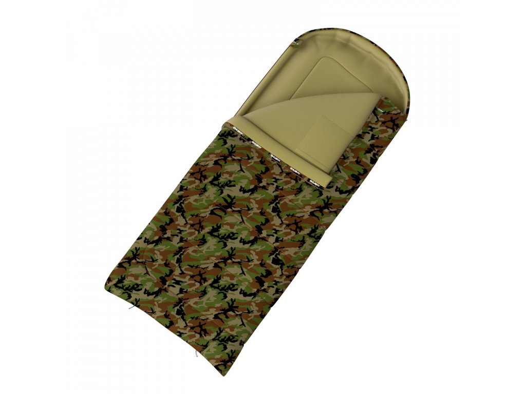 Husky Lehký spací pytel dekový Gizmo Army -5°C khaki 